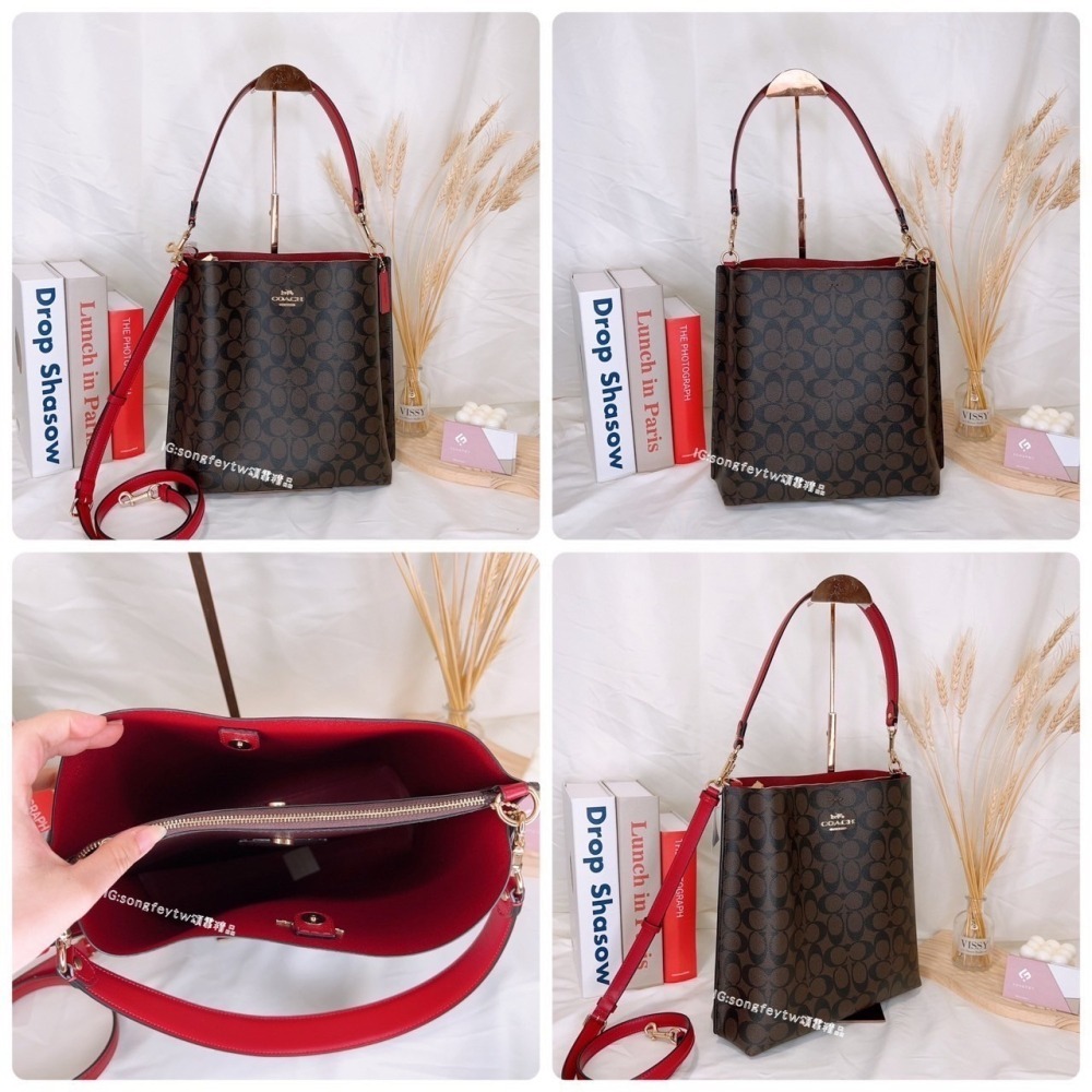 美國代購🇺🇸台灣現貨 Coach 茉莉大水桶 肩背包 斜背包-細節圖9