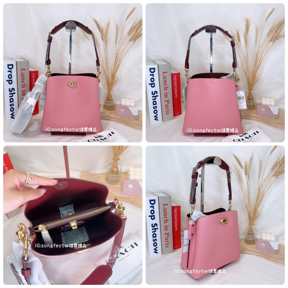 美國代購 台灣現貨 Coach 專櫃款水桶包 肩背包 斜背包-細節圖5