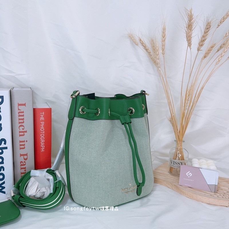 美國代購🇺🇸台灣現貨 Kate spade 新款 1+1 水桶包 斜背包 大款-細節圖4