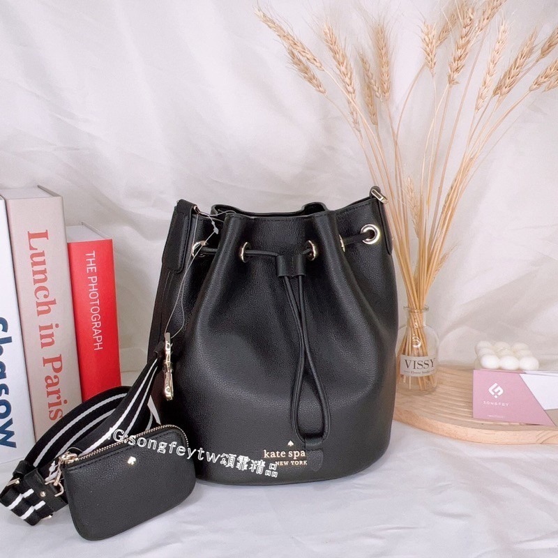 美國代購🇺🇸台灣現貨 Kate spade 新款 1+1 水桶包 斜背包 大款-細節圖7