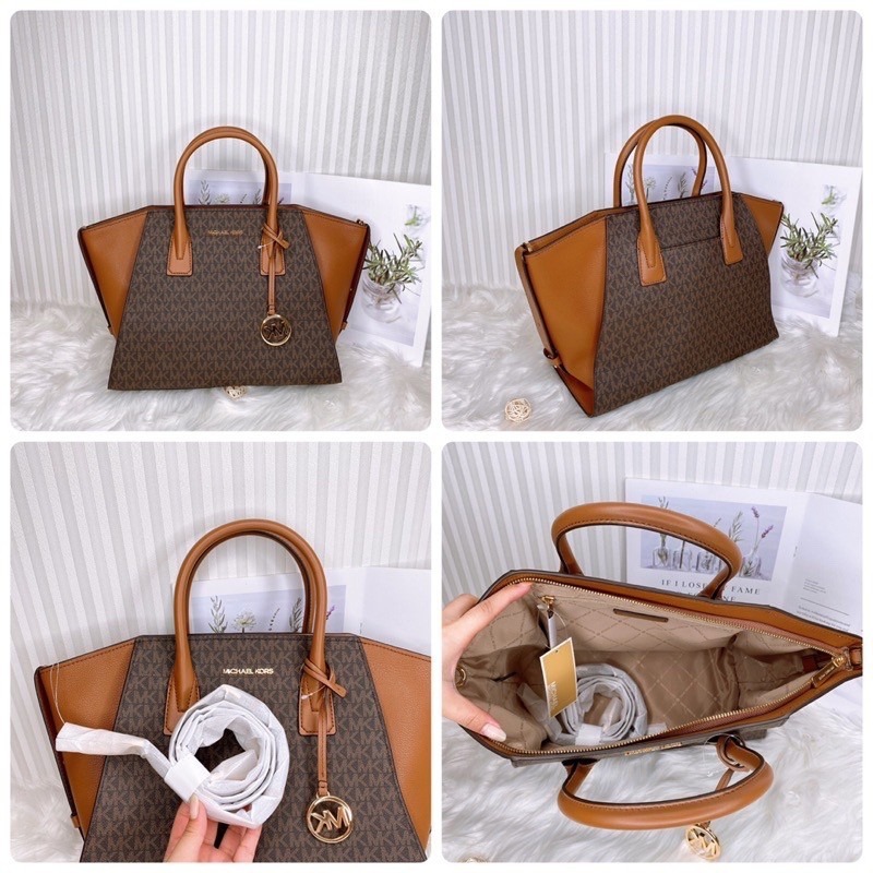 美國代購 台灣現貨 MK 大款 水餃包 耳朵包 手提包 斜背包-細節圖5