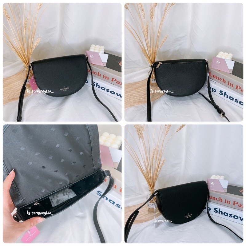 美國代購🇺🇸台灣現貨 Kate spade 掀蓋馬鞍包 斜背包-細節圖7