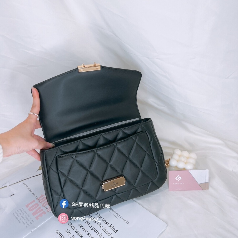 美國代購🇺🇸台灣現貨 kate spade 小香風 兩用鏈包 肩背包 斜背包-細節圖10