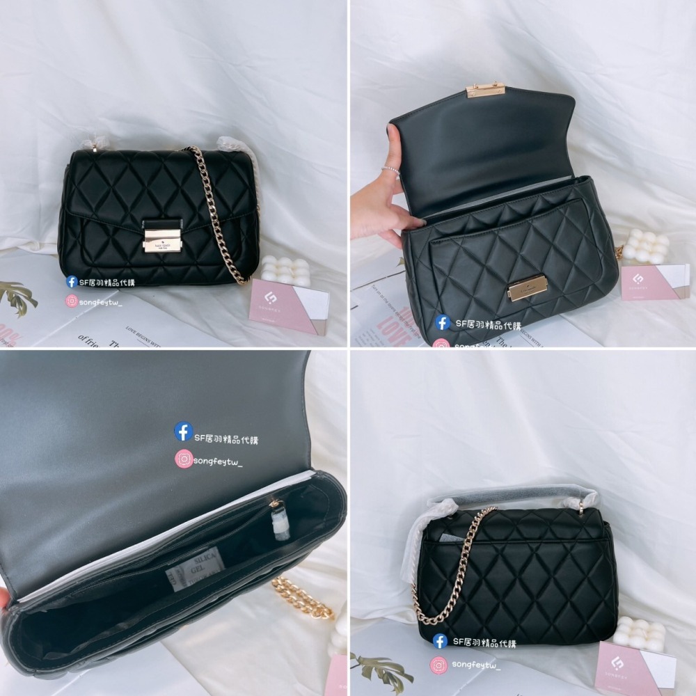 美國代購🇺🇸台灣現貨 kate spade 小香風 兩用鏈包 肩背包 斜背包-細節圖11