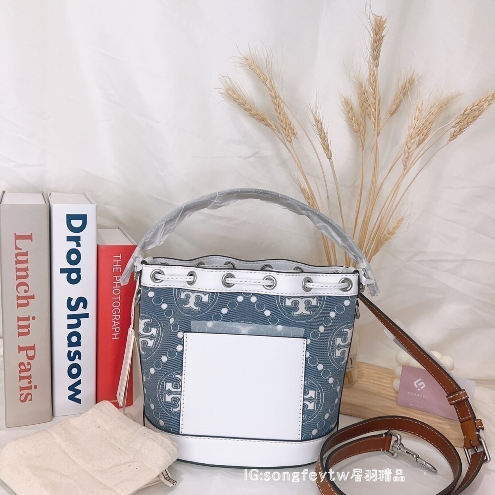 美國代購🇺🇸台灣現貨 Tory Burch｜TB 專櫃款 T Monogram 水桶包-細節圖5