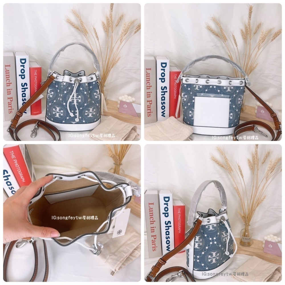 美國代購🇺🇸台灣現貨 Tory Burch｜TB 專櫃款 T Monogram 水桶包-細節圖6