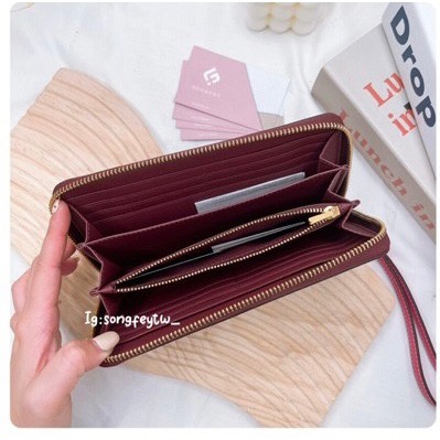 美國代購🇺🇸台灣現貨 Coach 限定款 手掛長夾 拉鍊長夾-細節圖3