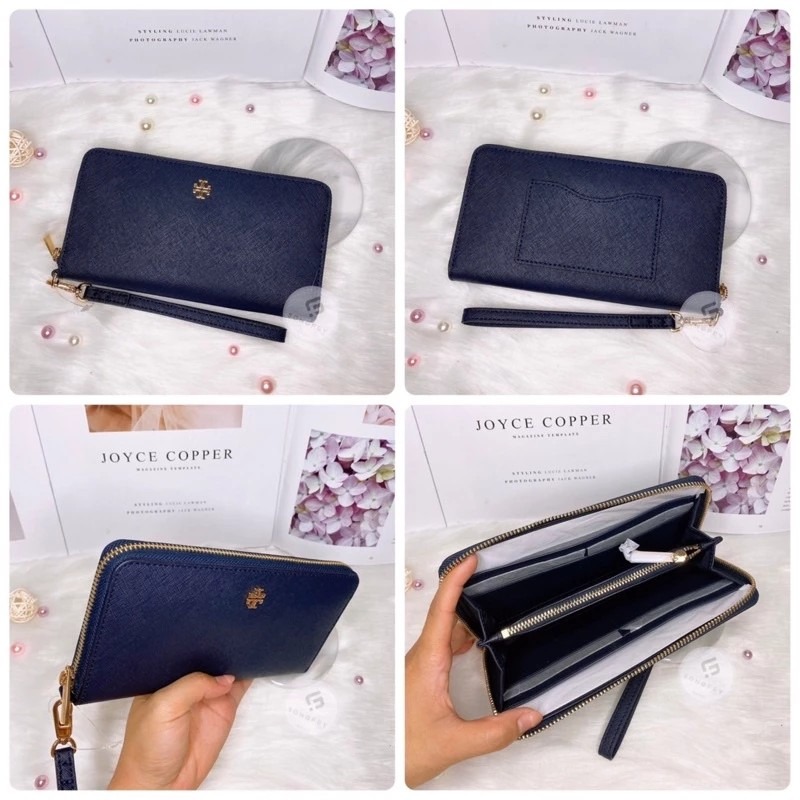 美國代購🇺🇸台灣現貨 Tory Burch｜TB Emerson 防刮 拉鍊長夾-細節圖4