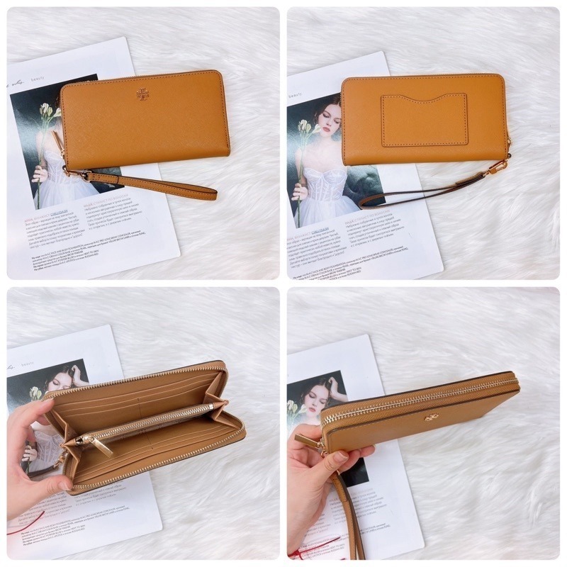 美國代購🇺🇸台灣現貨 Tory Burch｜TB Emerson 防刮 拉鍊長夾-細節圖11