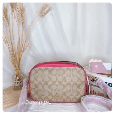 美國代購 台灣現貨 Coach 雙層相機包 斜背包-細節圖2