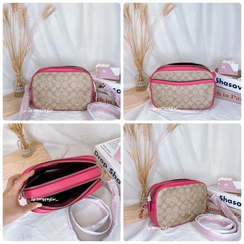 美國代購 台灣現貨 Coach 雙層相機包 斜背包-細節圖6