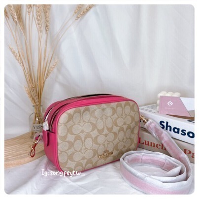 美國代購 台灣現貨 Coach 雙層相機包 斜背包-細節圖5