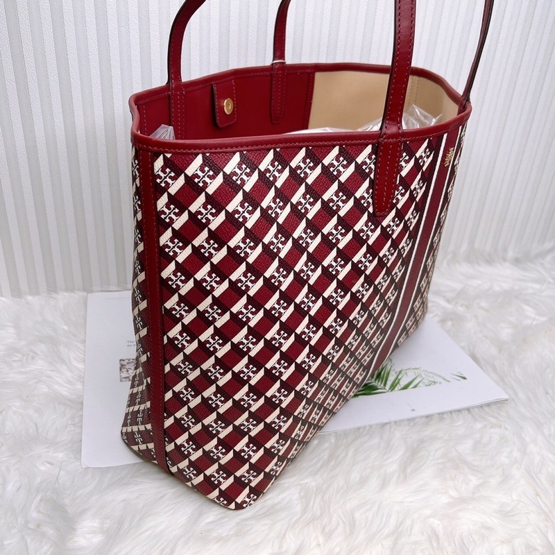 美國代購🇺🇸台灣現貨 TB 防刮滿版 大托特 托特包-細節圖3