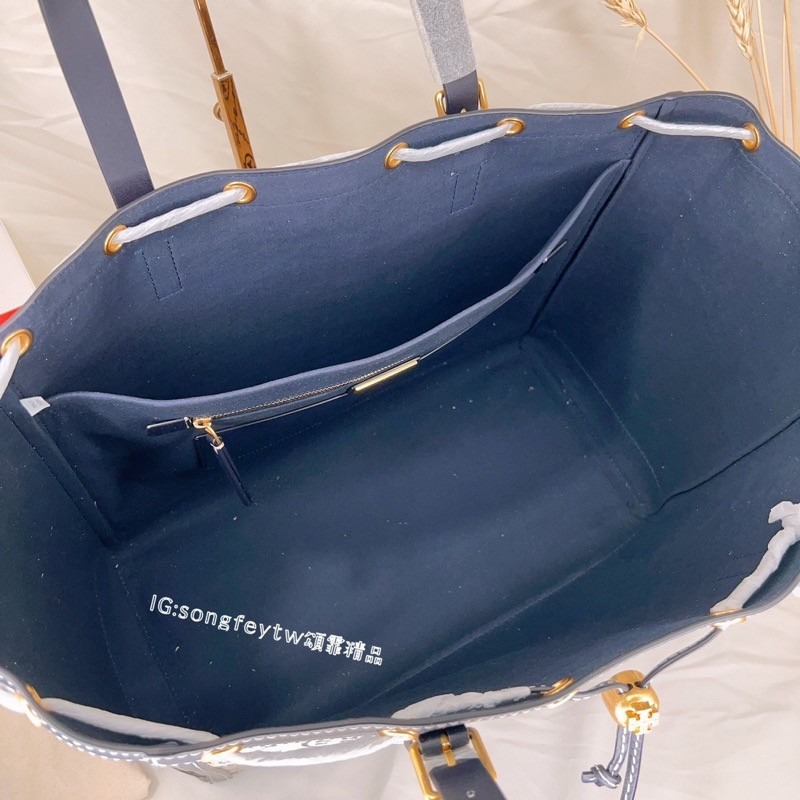 美國代購🇺🇸臺灣現貨 Tory Burch 專櫃款 抽繩大托特 托特包 肩背包-細節圖2