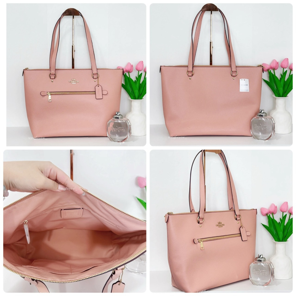 美國代購🇺🇸台灣現貨 Coach 拉鍊托特 微笑托特包 肩背包-細節圖11