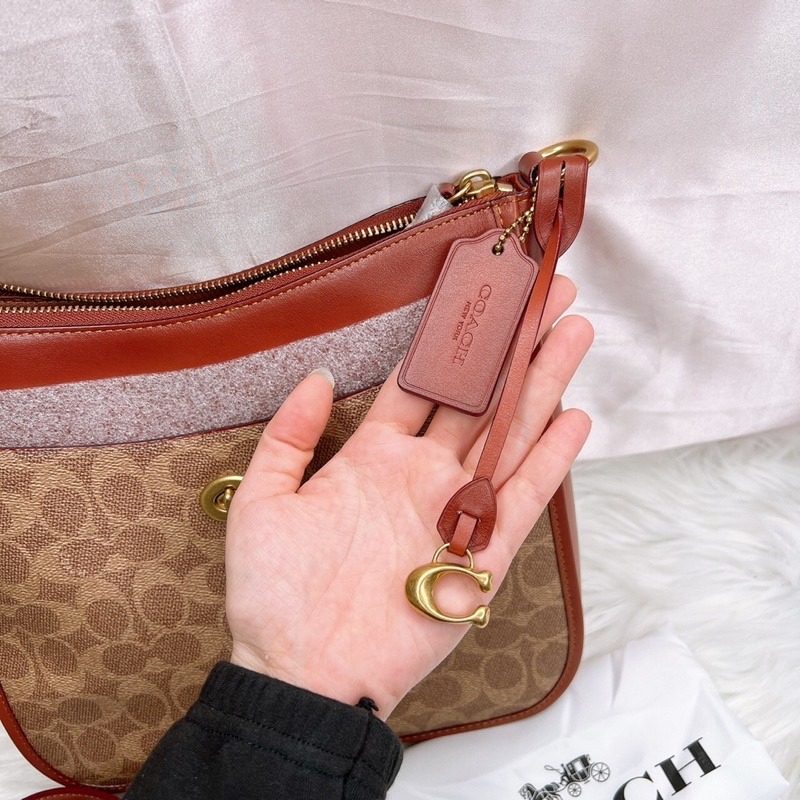 美國代購🇺🇸台灣現貨 Coach 專櫃款斜背半月包斜背包 COAIDE系列C8487-細節圖3