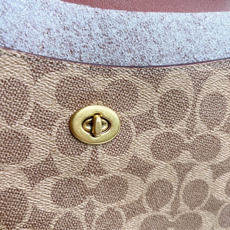 美國代購🇺🇸台灣現貨 Coach 專櫃款斜背半月包斜背包 COAIDE系列C8487-細節圖4