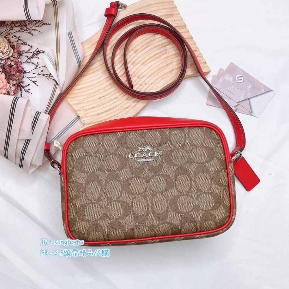 美國代購🇺🇸台灣現貨 Coach 單層大相機包 斜背包-細節圖6