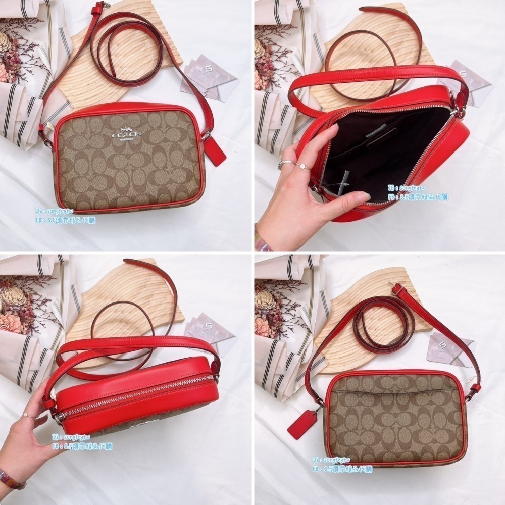 美國代購🇺🇸台灣現貨 Coach 單層大相機包 斜背包-細節圖7