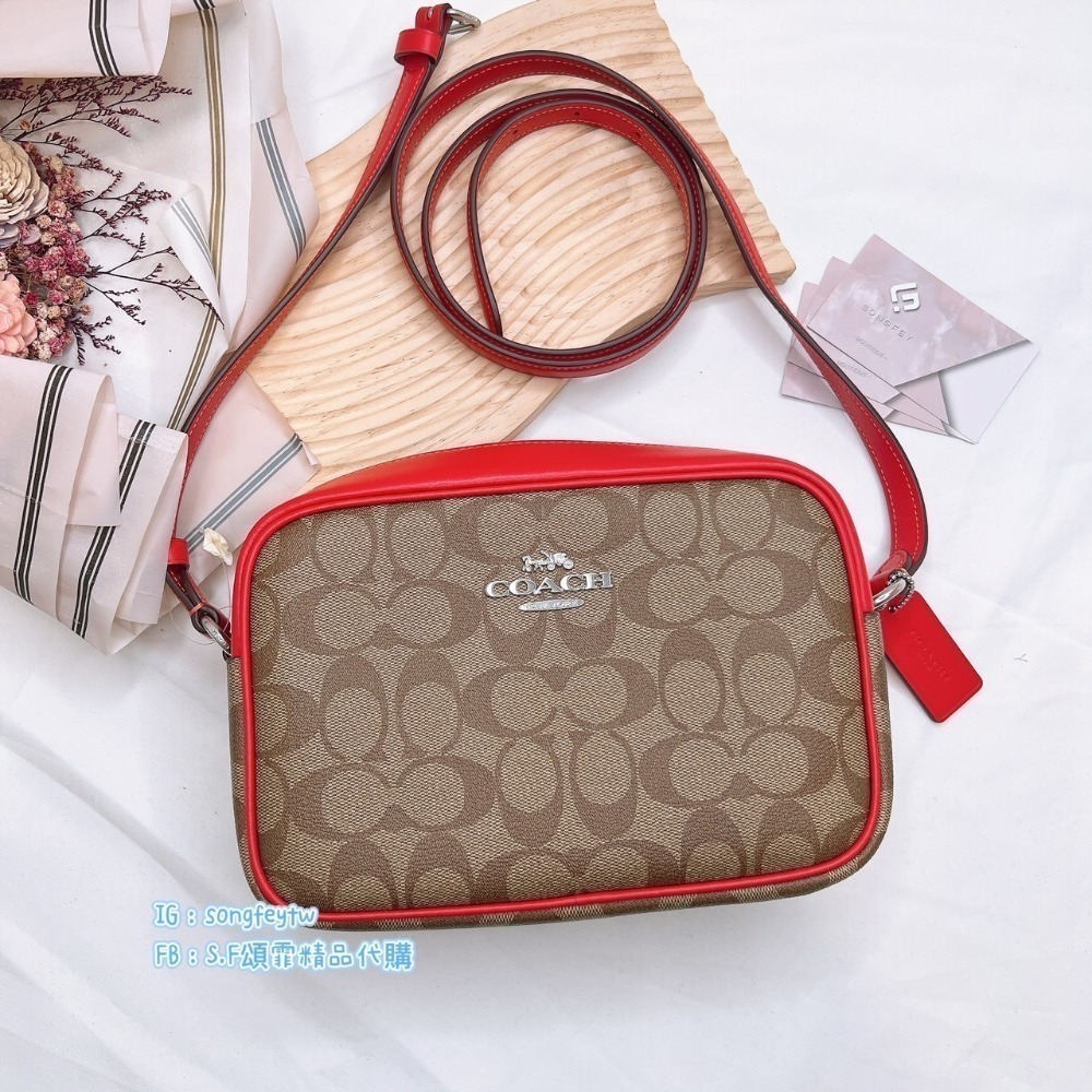 美國代購🇺🇸台灣現貨 Coach 單層大相機包 斜背包-規格圖10