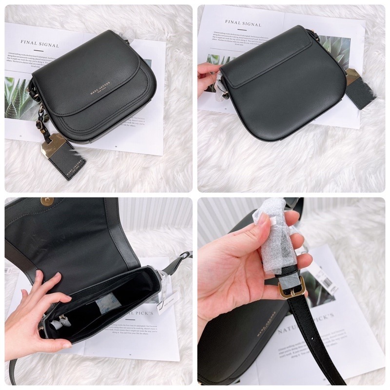美國代購 台灣現貨 Marc Jacobs｜MJ 吊牌大馬鞍包 斜背包-細節圖10
