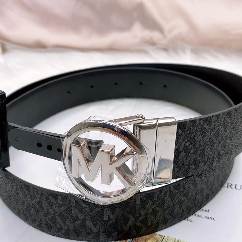 美國代購🇺🇸台灣現貨 MK 圓logo 滿版蓋釦皮帶-規格圖6