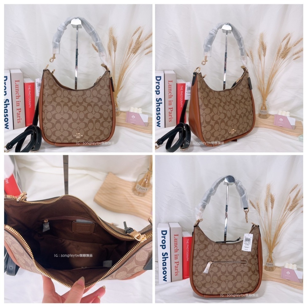 美國代購  台灣現貨 Coach  半月包 肩背包 斜背包-細節圖6