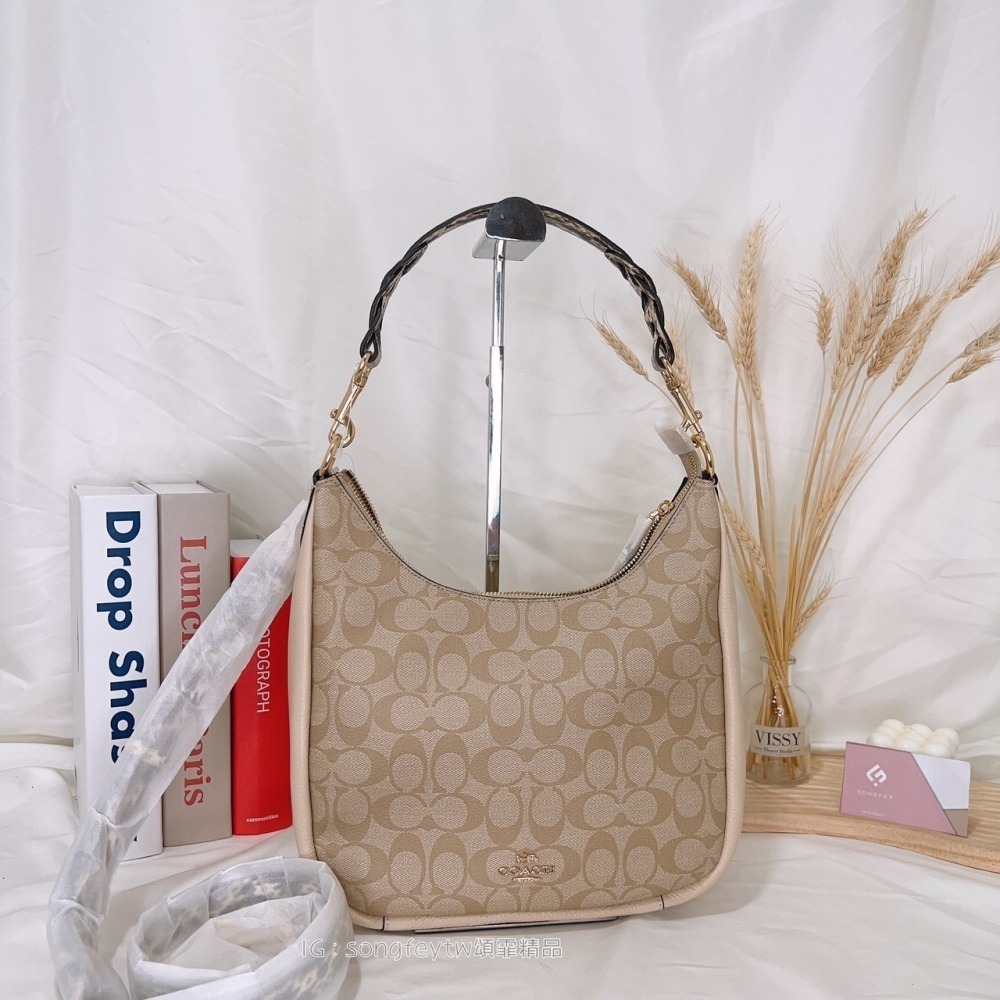 美國代購  台灣現貨 Coach  半月包 肩背包 斜背包-細節圖7