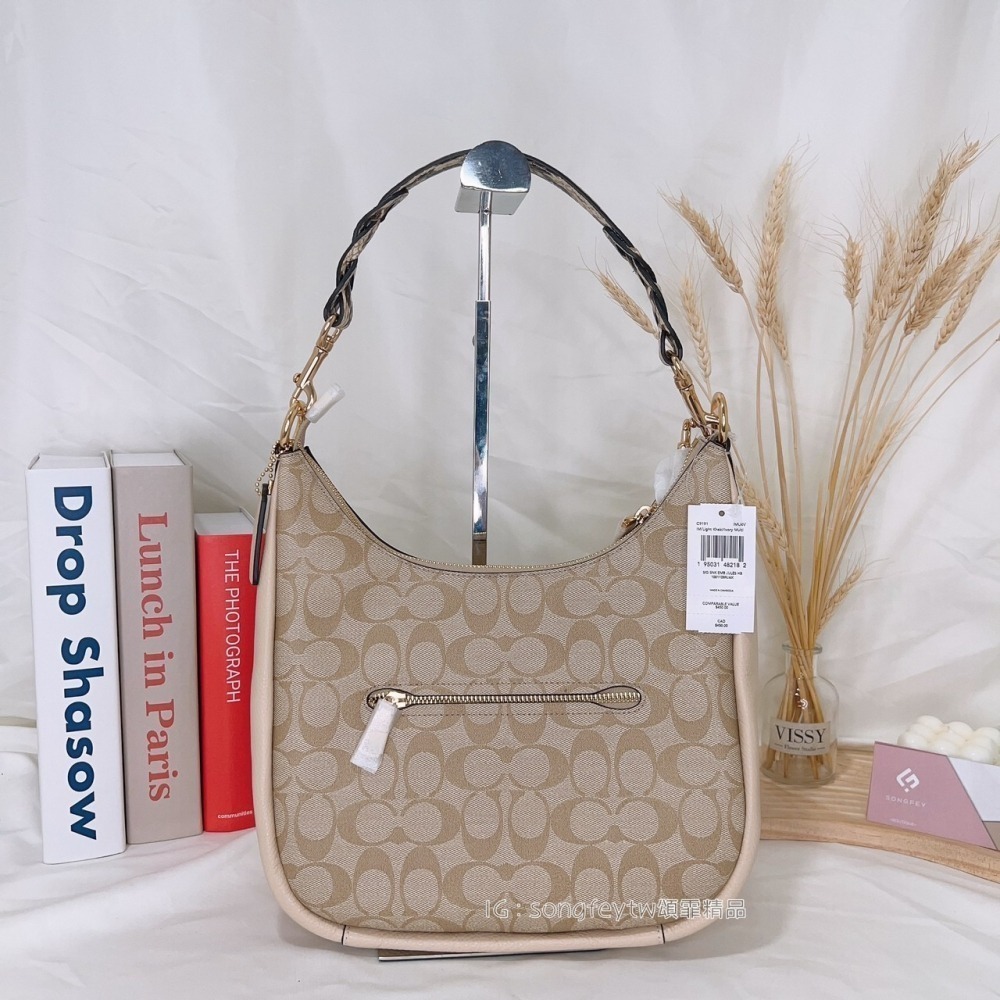 美國代購  台灣現貨 Coach  半月包 肩背包 斜背包-細節圖8