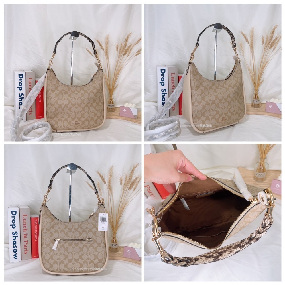 美國代購  台灣現貨 Coach  半月包 肩背包 斜背包-細節圖10