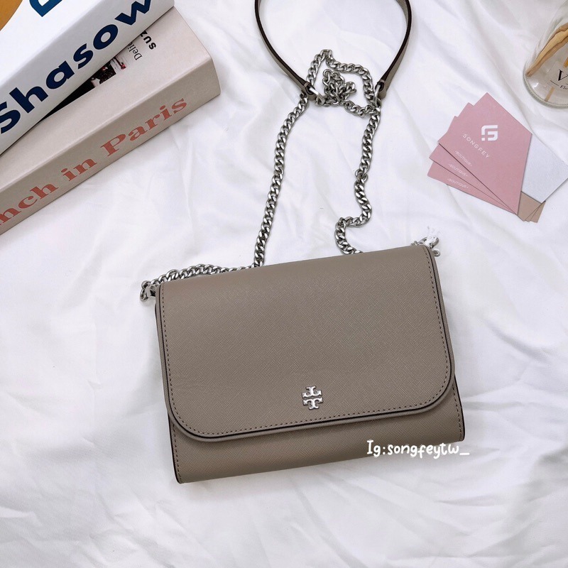 美國代購🇺🇸台灣現貨 Tory Burch｜TB 小金logo WOC包-細節圖2