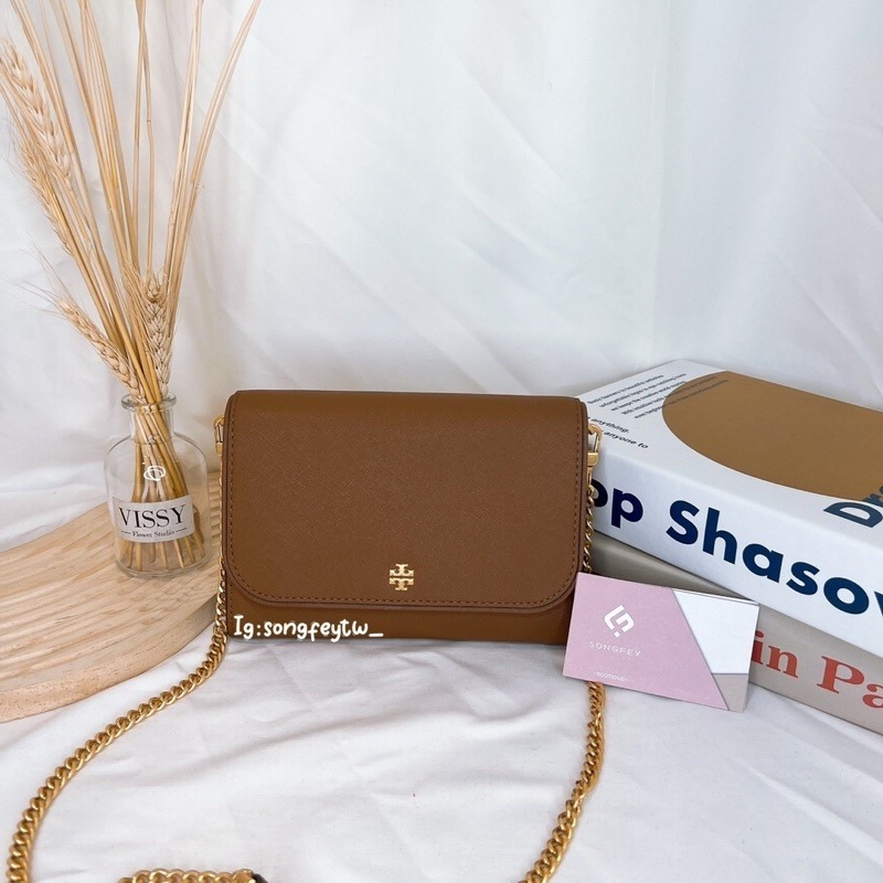 美國代購🇺🇸台灣現貨 Tory Burch｜TB 小金logo WOC包-細節圖10