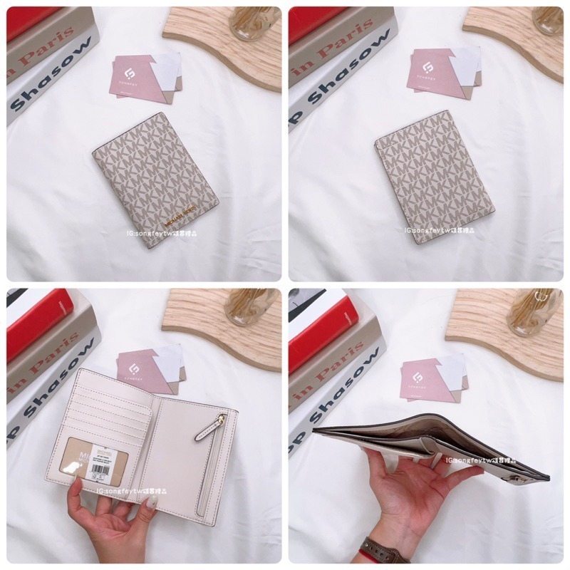 美國代購🇺🇸台灣現貨 Michael Kors｜MK 護照夾 - 有拉鍊款-細節圖6