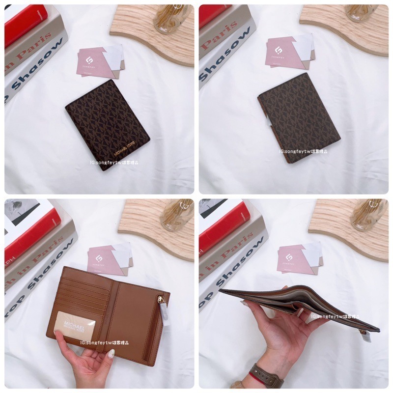 美國代購🇺🇸台灣現貨 Michael Kors｜MK 護照夾 - 有拉鍊款-細節圖9