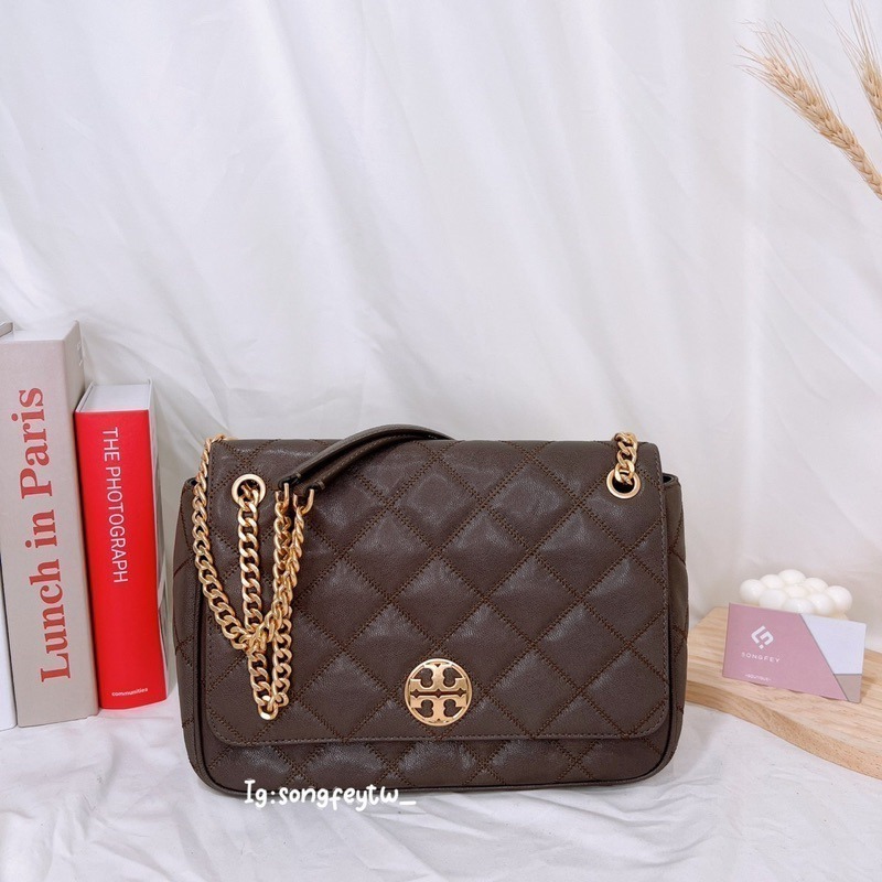 美國代購🇺🇸台灣現貨 Tory Burch｜TB Willa系列 鍊條包 大款-細節圖6
