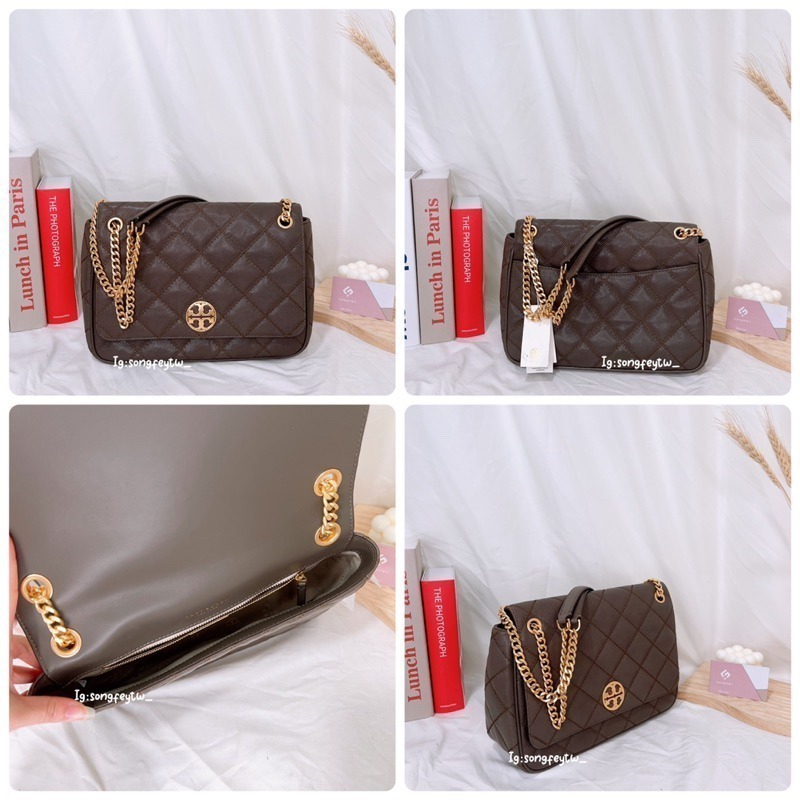 美國代購🇺🇸台灣現貨 Tory Burch｜TB Willa系列 鍊條包 大款-細節圖8