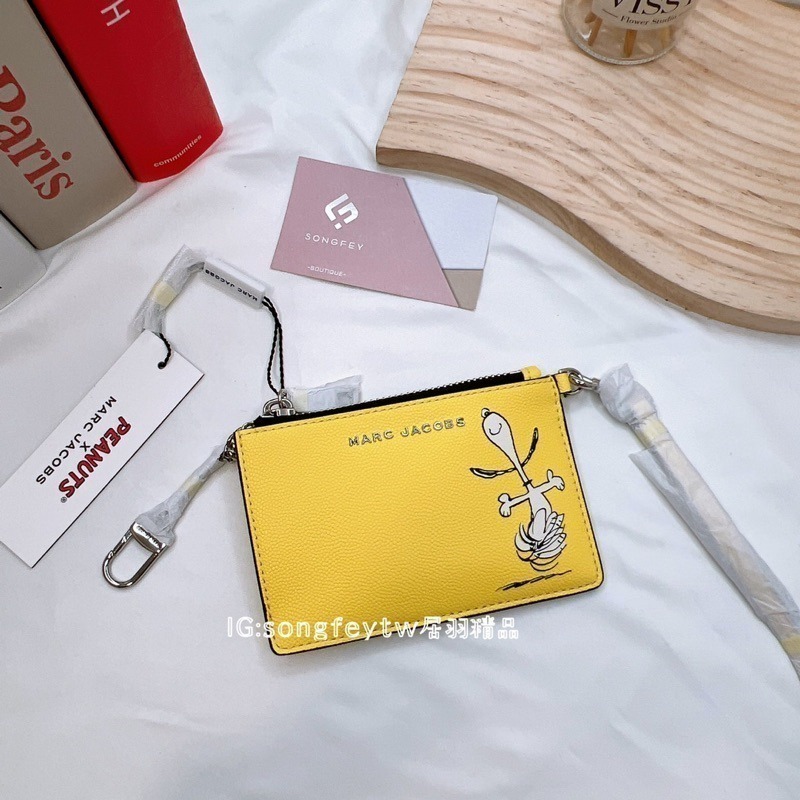 美國代購🇺🇸台灣現貨 Marc Jacobs｜MJ 史努比 手掛 卡片零錢包-細節圖7
