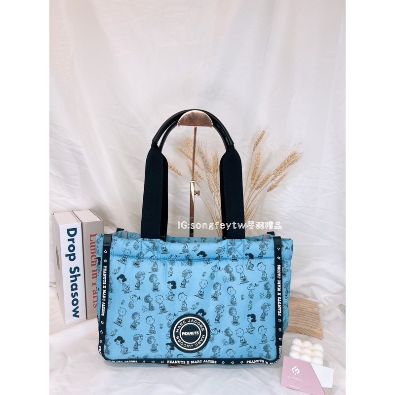 美國代購🇺🇸台灣現貨 Marc Jacobs｜MJ 大款 史努比 尼龍托特包肩背包-細節圖2