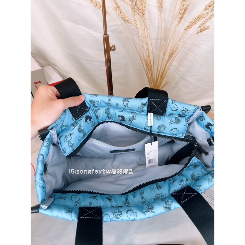 美國代購🇺🇸台灣現貨 Marc Jacobs｜MJ 大款 史努比 尼龍托特包肩背包-細節圖3