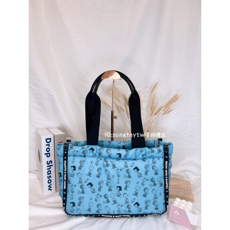 美國代購🇺🇸台灣現貨 Marc Jacobs｜MJ 大款 史努比 尼龍托特包肩背包-細節圖5