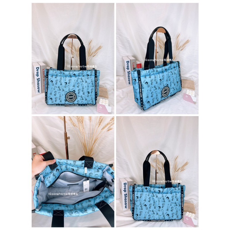 美國代購🇺🇸台灣現貨 Marc Jacobs｜MJ 大款 史努比 尼龍托特包肩背包-細節圖6