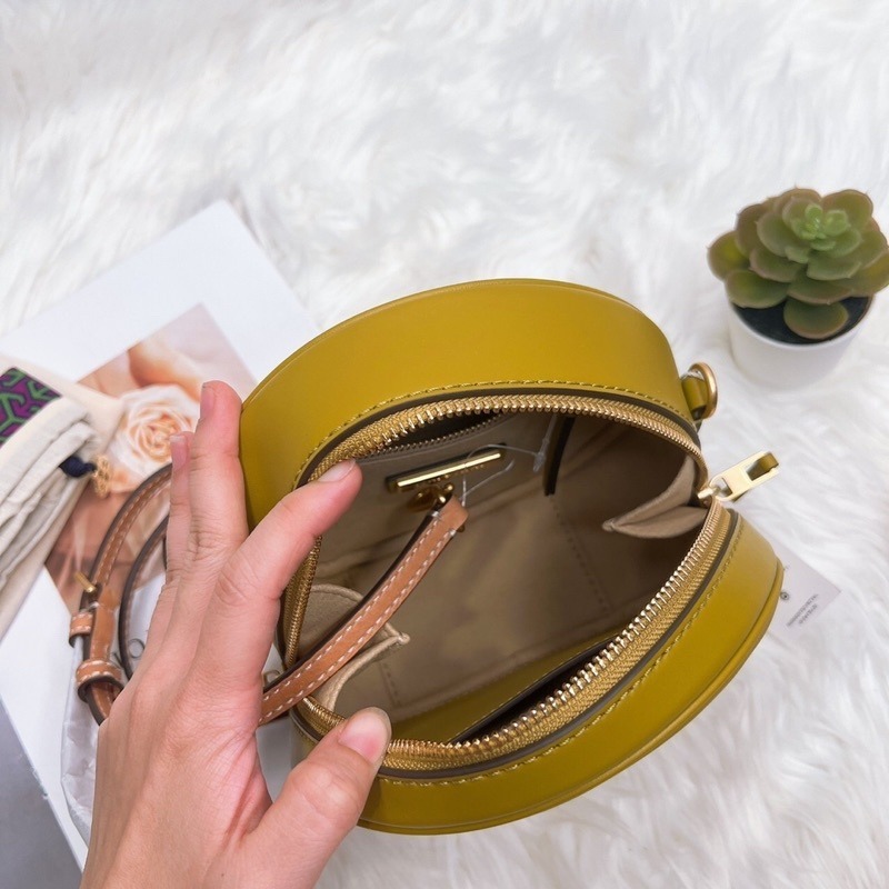 美國代購 台灣現貨 Tory Burch 專櫃款 圓餅包 T Monogram系列 斜背包-細節圖3