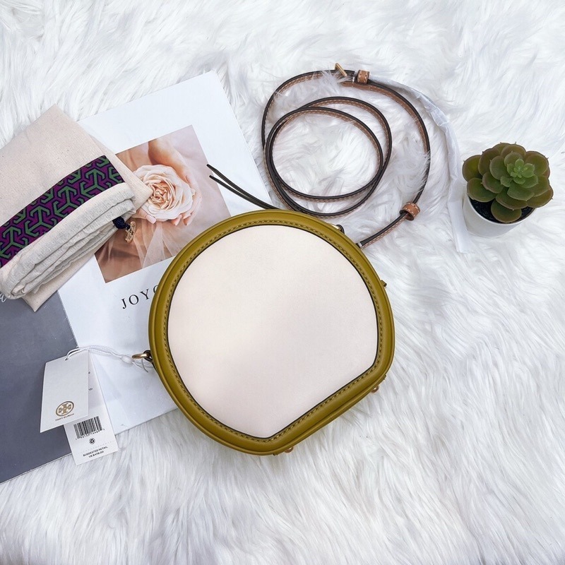 美國代購 台灣現貨 Tory Burch 專櫃款 圓餅包 T Monogram系列 斜背包-細節圖4