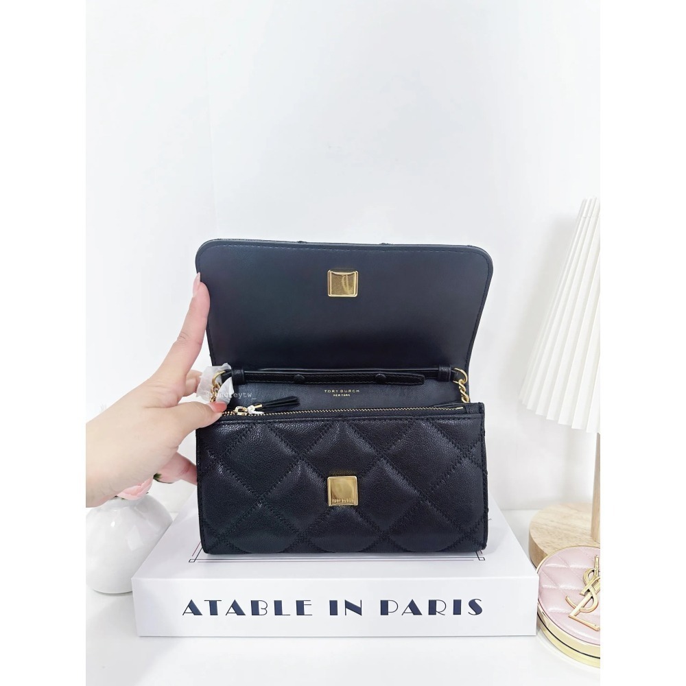 美國代購 台灣現貨 Tory Burch TB Willa woc 包 晚宴包 斜背包-細節圖3