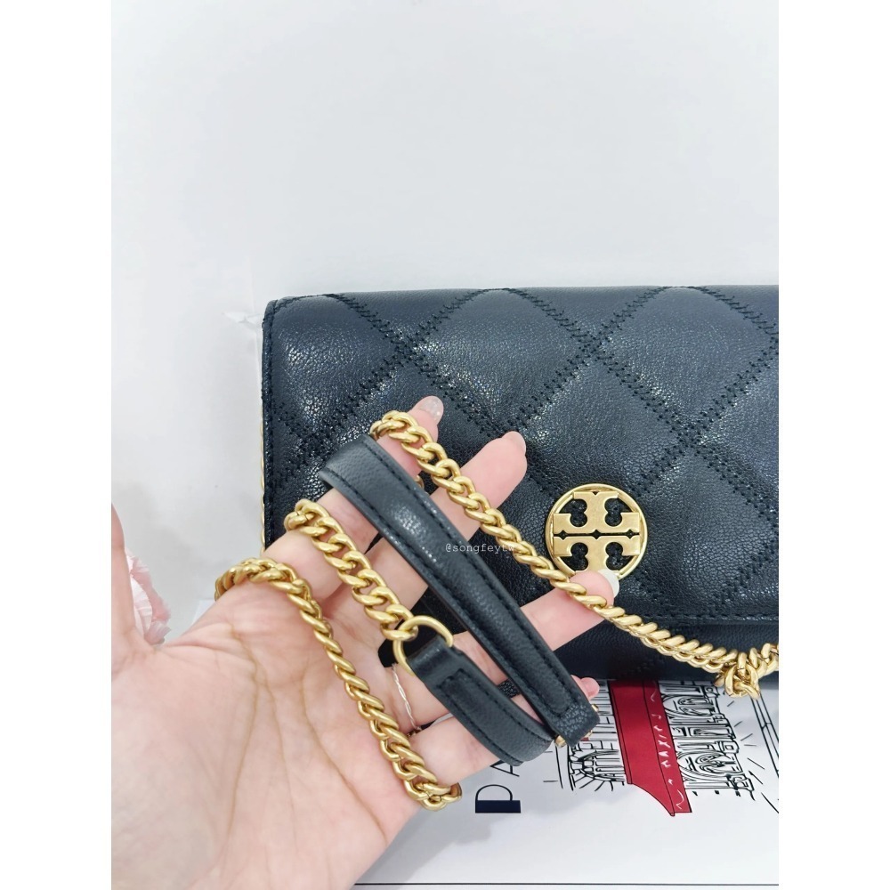 美國代購 台灣現貨 Tory Burch TB Willa woc 包 晚宴包 斜背包-細節圖5