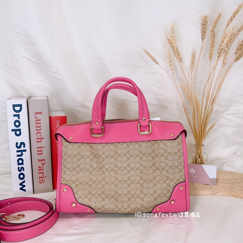 美國代購🇺🇸台灣現貨 Coach  機車包 大款 手提斜背包-細節圖4
