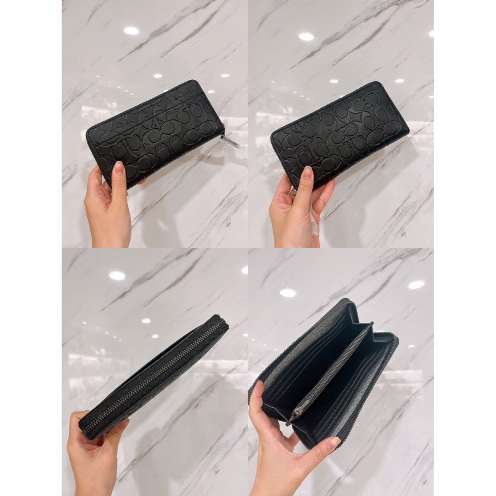 美國代購🇺🇸台灣現貨 Coach 經典 男款拉鍊長夾-細節圖6