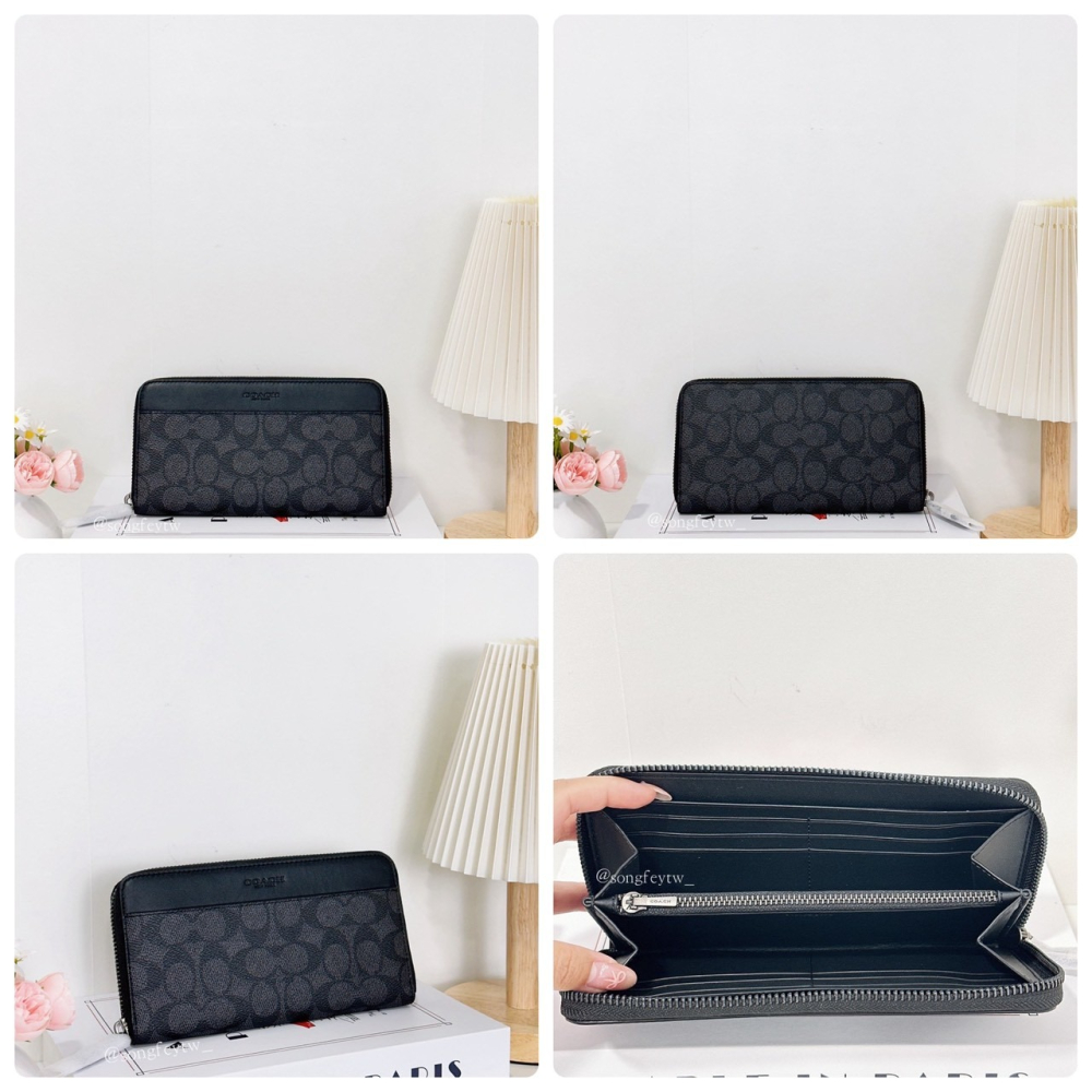 美國代購🇺🇸台灣現貨 Coach 經典 男款拉鍊長夾-細節圖6