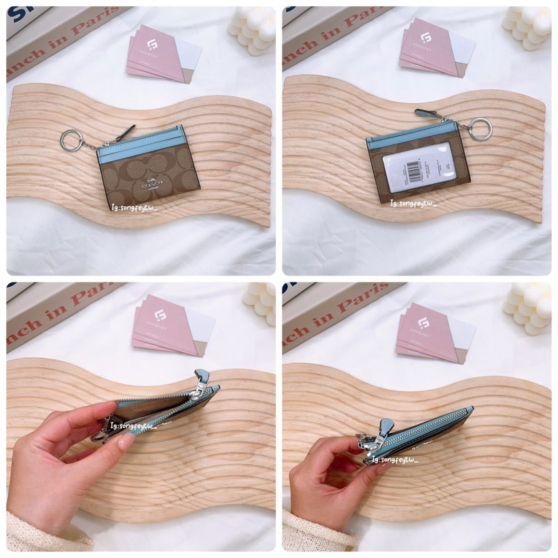 美國代購🇺🇸台灣現貨 Coach 卡片零錢包 鑰匙圈零錢包-細節圖2