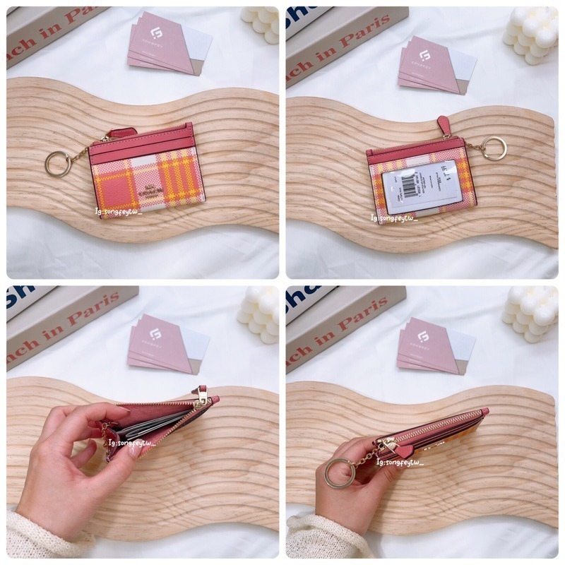 美國代購🇺🇸台灣現貨 Coach 卡片零錢包 鑰匙圈零錢包-細節圖4